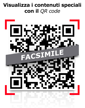Visualizza i contenuti speciali con il QR code
